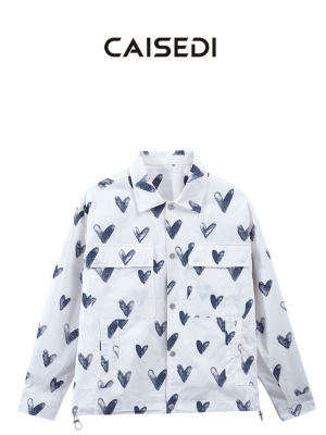 短款翻領(lǐng)夾克