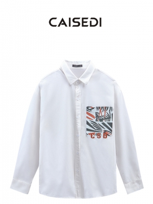 長袖翻領(lǐng)襯衣