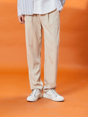 松緊休閑九分褲