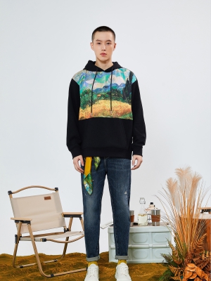 長袖帶帽衛(wèi)衣