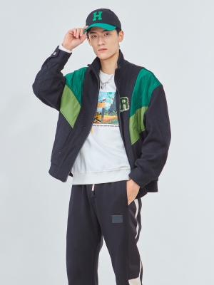 短款立領(lǐng)夾克