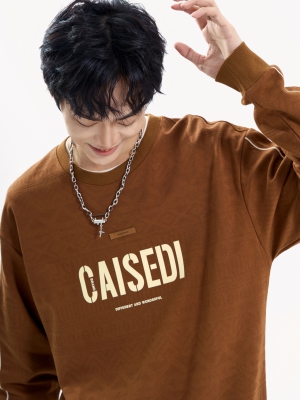 長袖圓領(lǐng)衛(wèi)衣